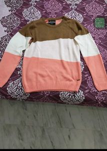 Color Block Knit Sweater