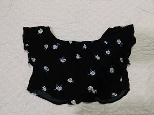 Floral Print Off-Shoulder Top