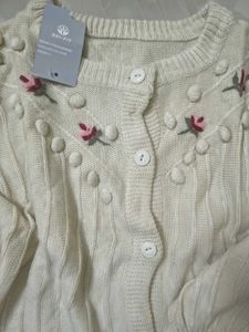 Floral Embroidered Cardigan