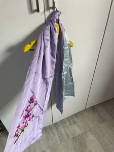 Satin Embroidered Stole