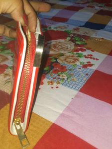 Red Color Hand Clutch