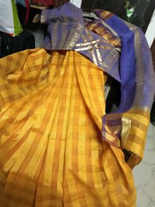Beautiful Indian Saree with Stiched Blouse.
