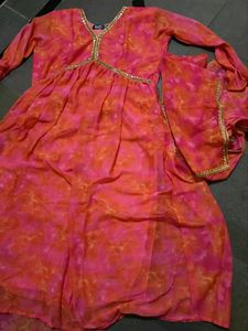 Gown Dupatta Set