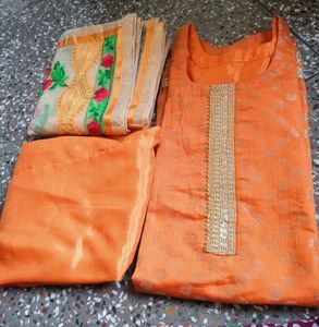 Suit With Salwar And Dupatta