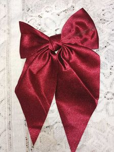 Satin Bow Hair Clips