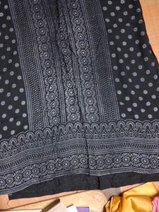 Elegant Black Printed Kurti