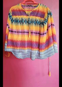 Peacock Design Top