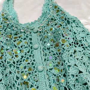 Crochet Lace Tank Top✨