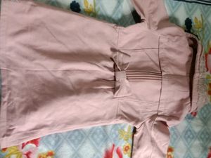 Peach Colour Warm Coat