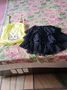 Girls Skirt Top