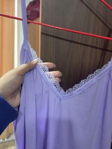 Lace Trim Cami night dress