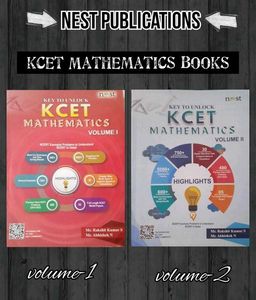 KCET Mathematics Books - Volume 1 & 2