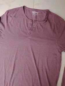 Burgundy Long Sleeve Shirt