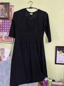 Black Fit &amp; Flare Dress