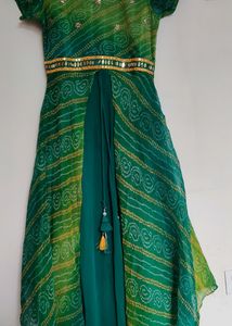 Beautiful Green Dress With Dupatta