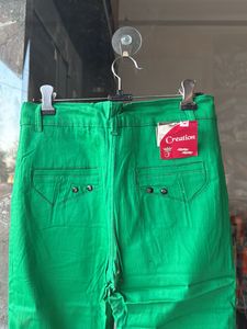 Green Colour Pant