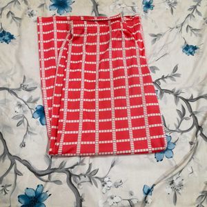 Red Patterned Palazzos