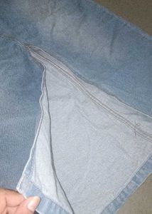 Denim Midi Skirt