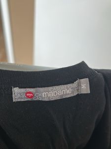 Black Madame Tank Top
