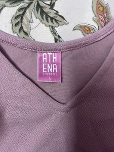 Athena Lavender Stylish Top For Women