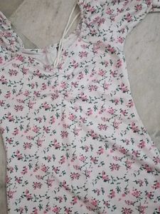 Floral Print Mini Dress