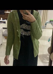 Green Knitted Jacket