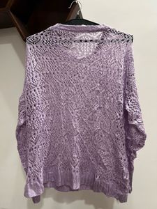 Lavender Knit Top