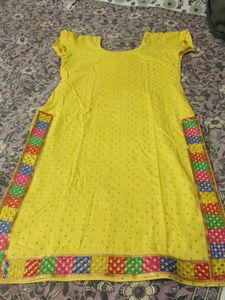 Polka Dots Yellow Kurta🫶💛Buy It Now