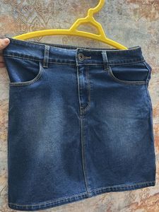 Denim Mini Skirt