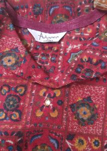 Beautiful Cotswool Kurta Pant With Stole