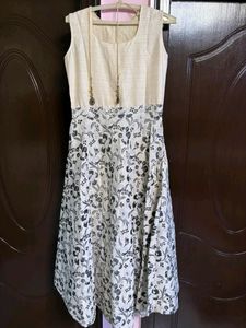 Off White Party Gown