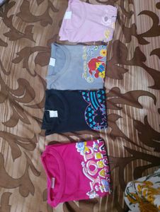 4 tshirts for girls