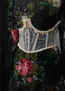 Pearl Embellished Corset Blet