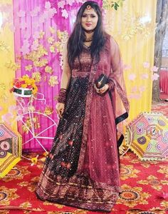 Trendy Jaipuriya Print Gown