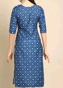 Elegant Purple Printed Kurta and dark blue combo o