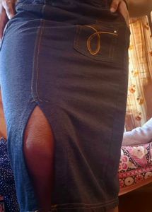 ✨️Chic Imported Denim-Look Skirt from Israel ✨