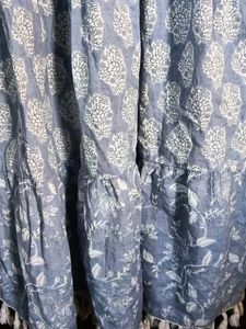 Floral Embroidered Tassel Dress