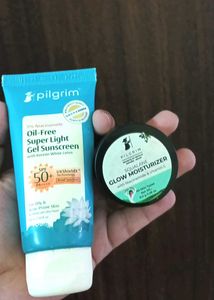 Pilgrim Sunscreen &  free Moisturizer
