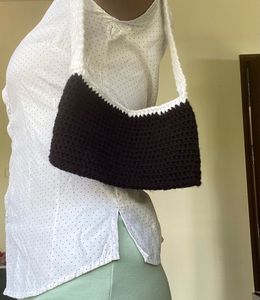 Crochet Shoulder Bag - Handmade