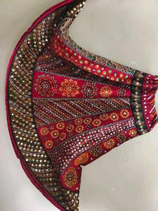 Pure Cotton Ethnic Skirt With Adjustable Blouse