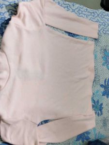 Pale Pink Long Sleeve Top