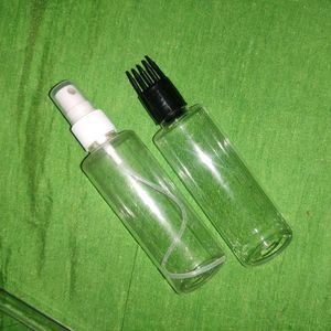 Hair Oiling &amp; spray bottle set