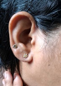 Star Stud Earrings Gold