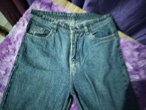 Vintage Denim Straight Leg Jeans