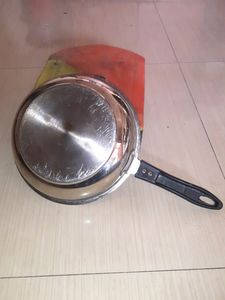 Stainless Steel Frypan. 24 CM. Used 2,3 Times.