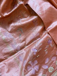 Pink Semi Silk Saree