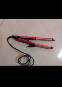 2 In One Hair Straightener And Curls