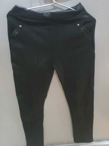 Black Embellished Capris