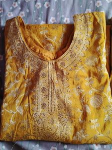 Chanderi Silk Suit 3pcs