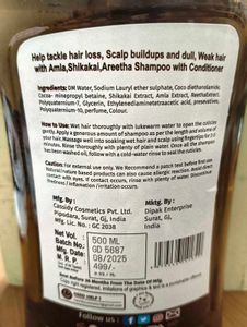 Cassidy Shampoo result amazing 10/10